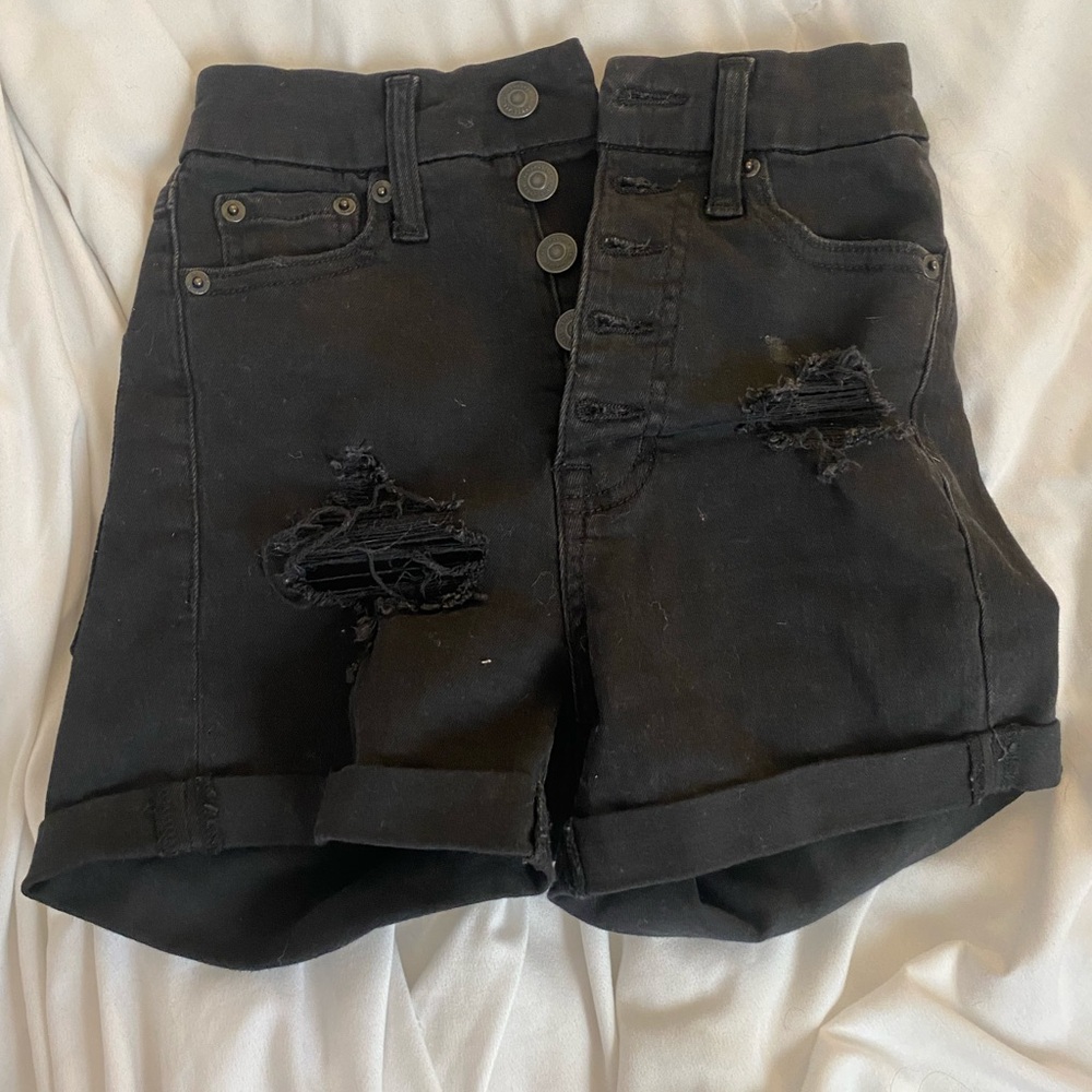 High rise black aeropostale shorts
